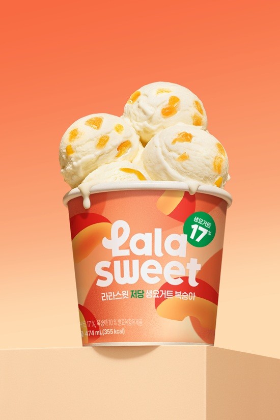 생요거트에 복숭아 가득, 라라스윗 '저당 생요거트 복숭아 파인트' 출시 - 뉴스 썸네일 이미지