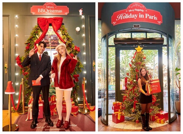 ‘파리의 크리스마스 감성’…BBQ, 송리단길서 특별한 연말 ‘홀리데이 인 파리’ 개최 / 사진=제너시스BBQ
