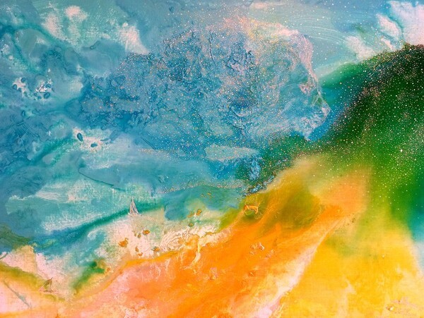 Into the 117 x 91 cm Acrylic on canvas 2025