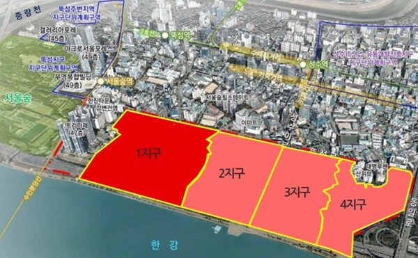 성수 전략정비구역 위치도[사진=성동구청]