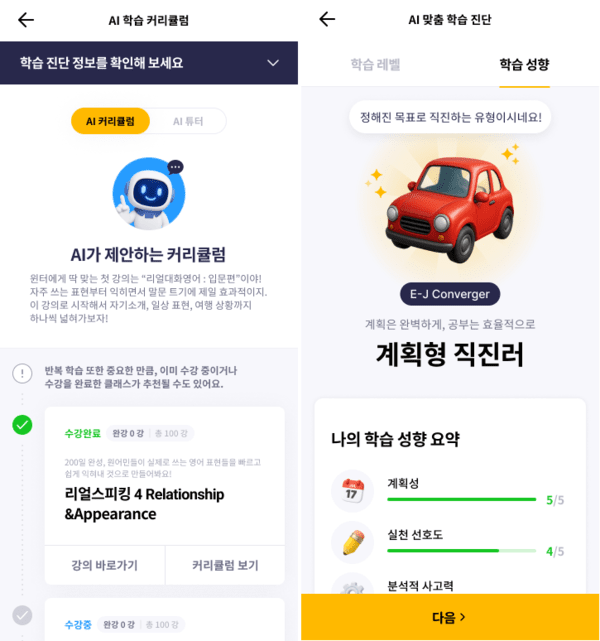 "야, 너두 맞춤형으로 할 수 있어"... 야나두, AI 진단으로 '영어 완강률... - 뉴스 썸네일 이미지