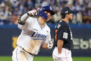 김영웅이 날았다…삼성, 한화에 기적의 대역전 드라마