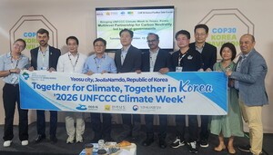 정기명 여수시장 “2026 기후주간 반드시 유치”…COP30 현장에서 국제사회에 강력 메시지